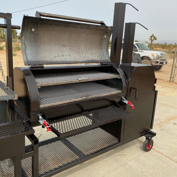 The Ultimate Custom Combo Smoker: Offset + Santa Maria + Cabinet - Image 4