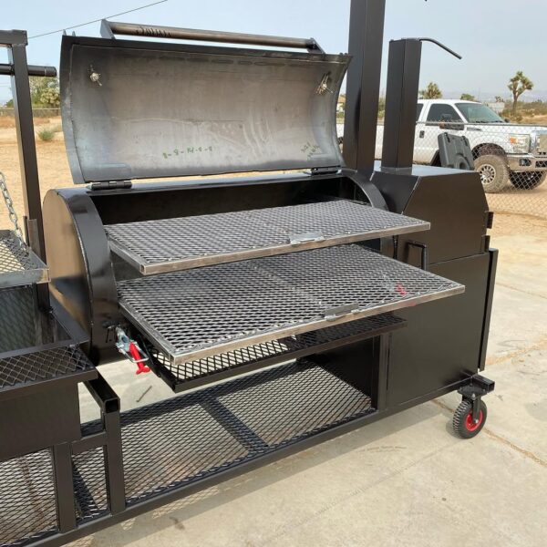 The Ultimate Custom Combo Smoker: Offset + Santa Maria + Cabinet - Image 6