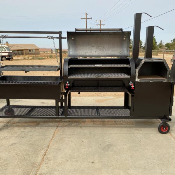 The Ultimate Custom Combo Smoker: Offset + Santa Maria + Cabinet - Image 5