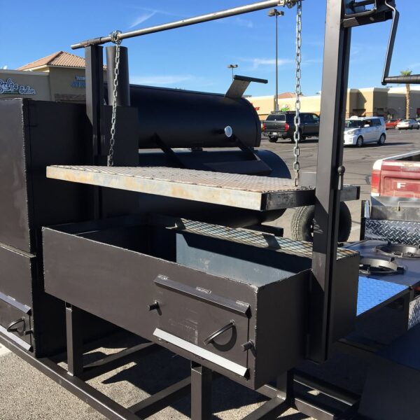 Iron Titan 1000 – Trailer Offset Smoker - Image 6