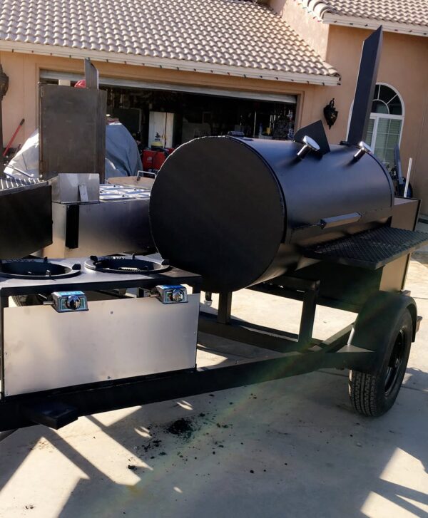 Black Stallion 900 – Reverse Flow Trailer Smoker - Image 2