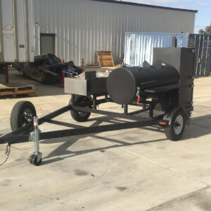 Outlaw 1100 – Offset + Vertical Cabinet Trailer Smoker