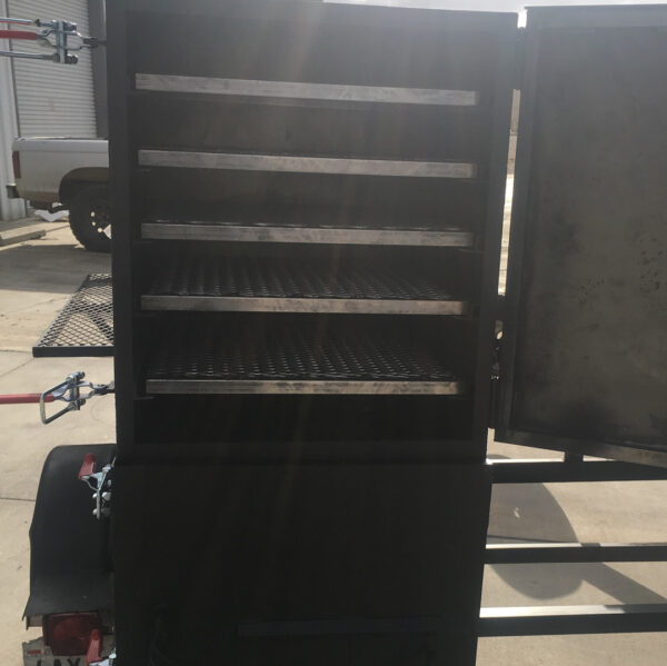 Outlaw 1100 – Offset + Vertical Cabinet Trailer Smoker - Image 5