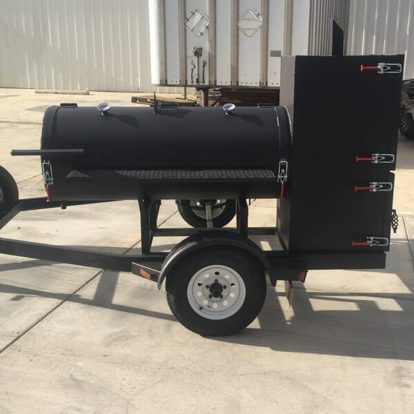 Outlaw 1100 – Offset + Vertical Cabinet Trailer Smoker - Image 2