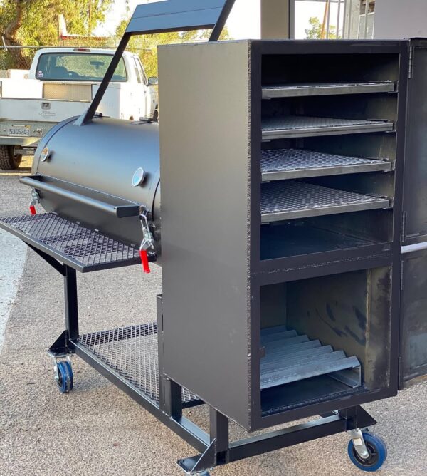 Pitmaster Pro 6024 – Offset + Vertical Cabinet Smoker - Image 5