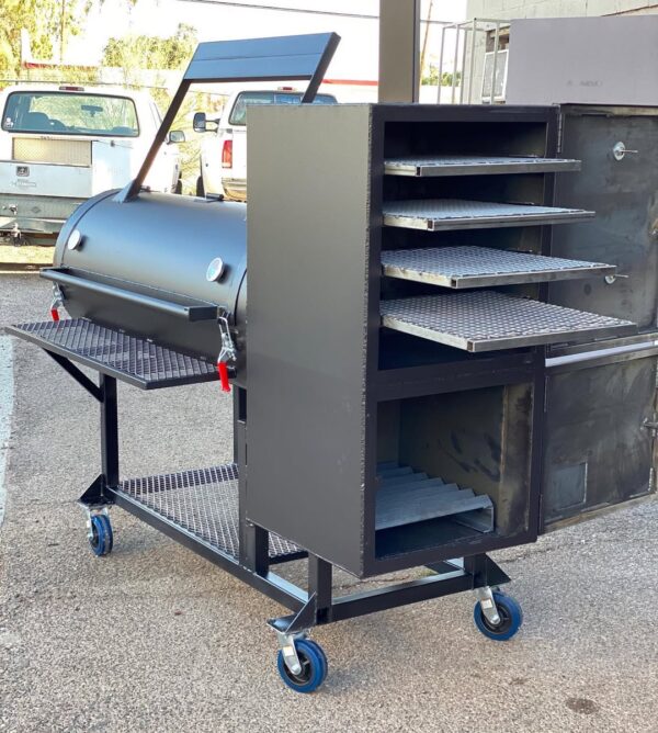 Pitmaster Pro 6024 – Offset + Vertical Cabinet Smoker - Image 6