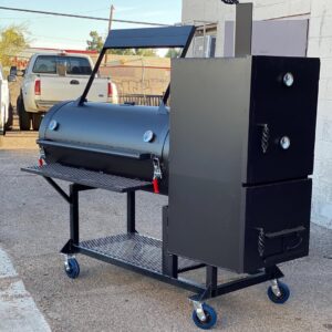 Pitmaster Pro 6024 – Offset + Vertical Cabinet Smoker