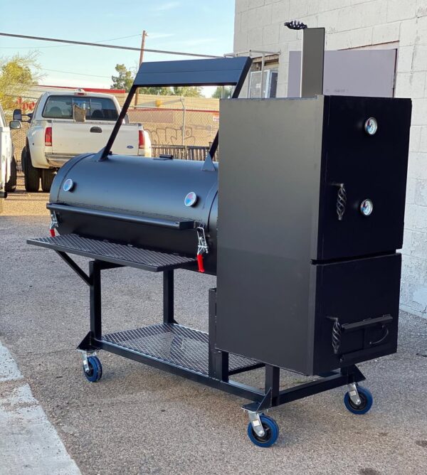Pitmaster Pro 6024 – Offset + Vertical Cabinet Smoker